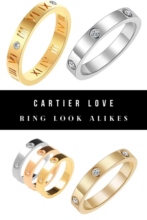 dupe cartier love ring|cartier look alike ring.